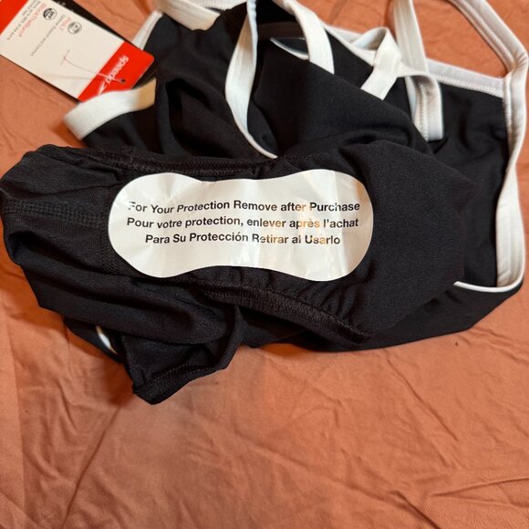 Speedo Endurance+ Flyback Training One Piece Swimsuit - Black/White - 6/32 - Picture 8 of 9